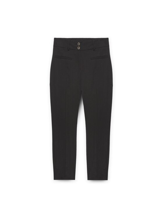Fiorella Rubino Fiorella Rubino Spodnie materiałowe P949L202112N033 Czarny Regular Fit