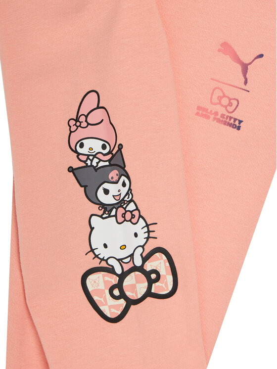 Puma Puma Legíny PUMA X Hello Kitty And Friends 630064 Koralová Slim Fit