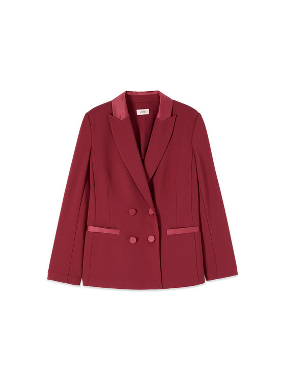 Oltre Oltre Giacca da abito Q782R204659N026 Bordeaux Regular Fit