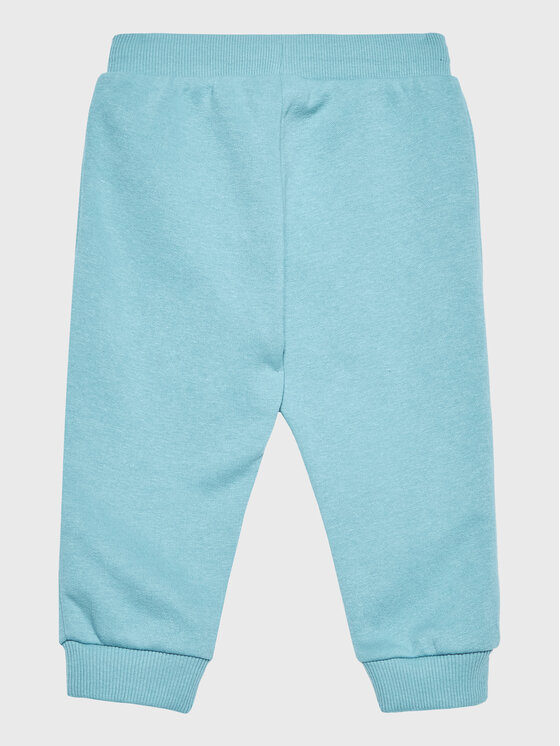 United Colors Of Benetton United Colors Of Benetton Spodnji del trenirke 35TMGF01B Svetlo modra Regular Fit