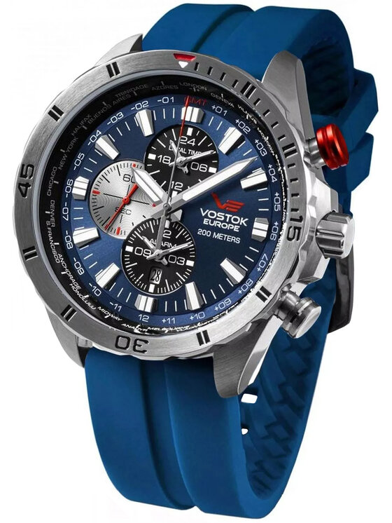 Vostok Europe Vostok Europe Zegarek YM26-320A652SB Niebieski