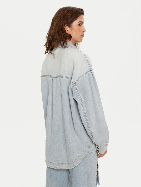 One Teaspoon One Teaspoon traper košulja 26628 Plava Relaxed Fit