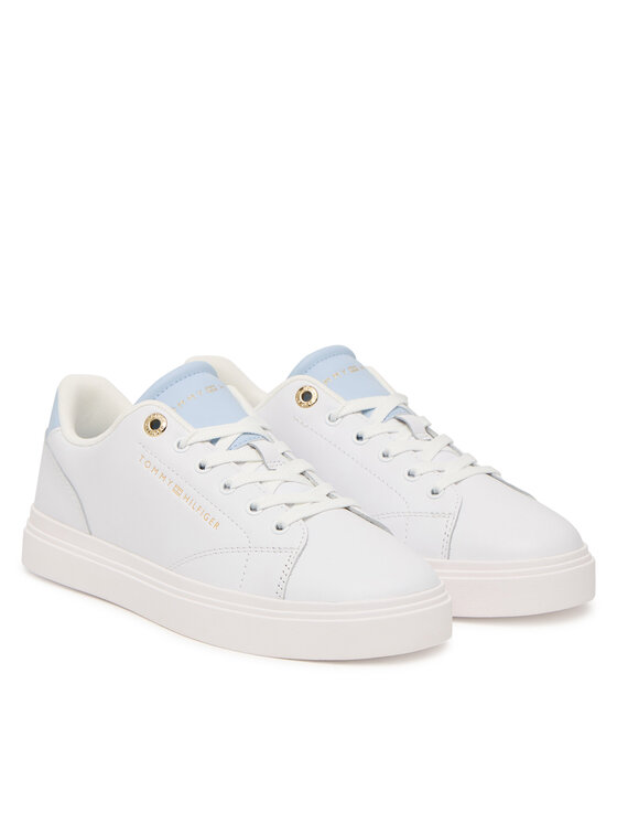Tommy Hilfiger Tommy Hilfiger Sneakers Th Feminine Cupsole Leather FW0FW09105 Bianco