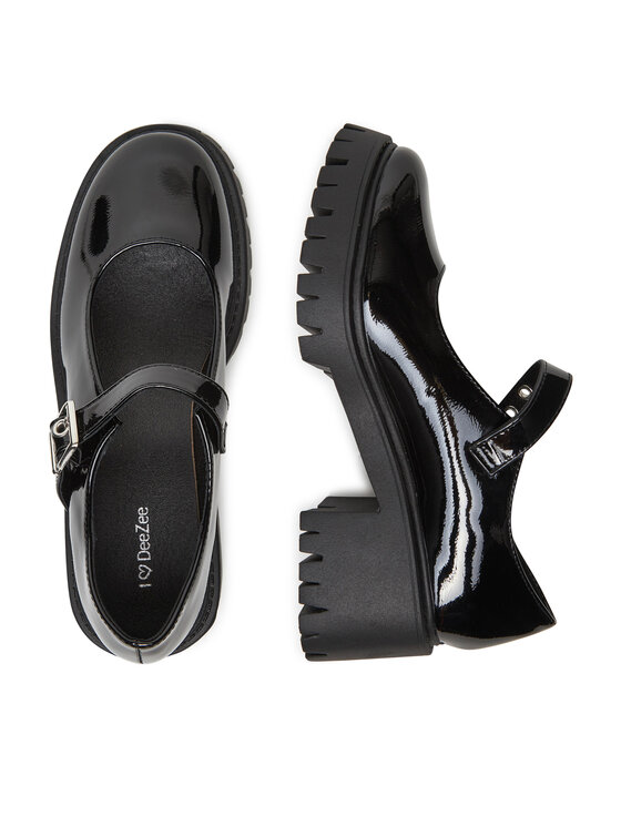 DeeZee DeeZee Półbuty 8-508-2 Czarny