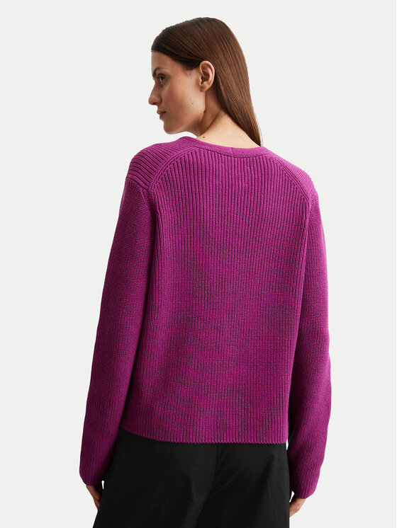 Marc O'Polo Marc O'Polo Kardigán 506 6059 61069 Lila Relaxed Fit