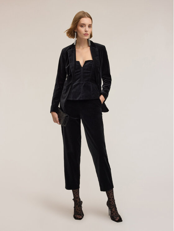 Motivi Motivi Giacca di transizione Q005Q001017N033 Nero Regular Fit