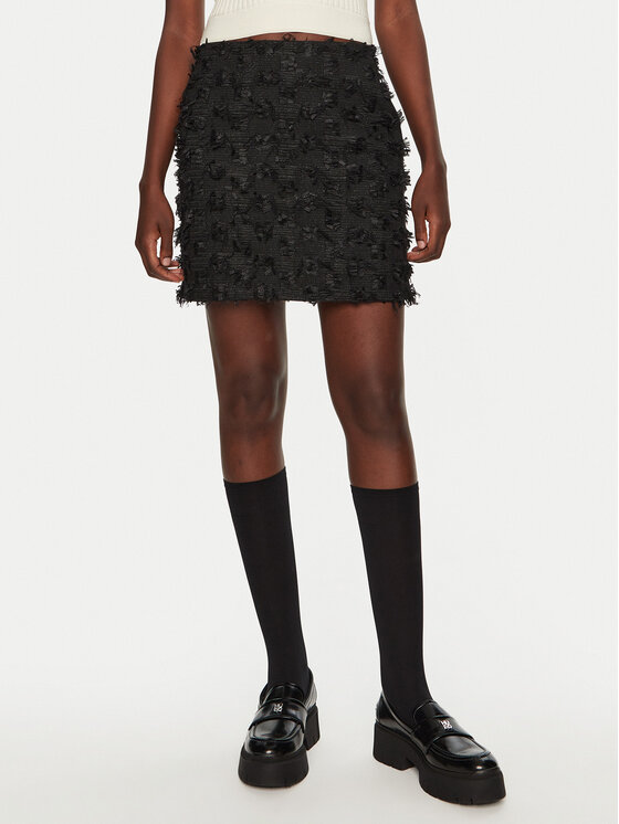 Karen by Simonsen Mini sukňa Ryle 10105192 Čierna Slim Fit