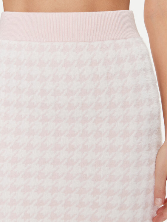 Guess Guess Мини пола W4RD65 Z3DA0 Розов Slim Fit