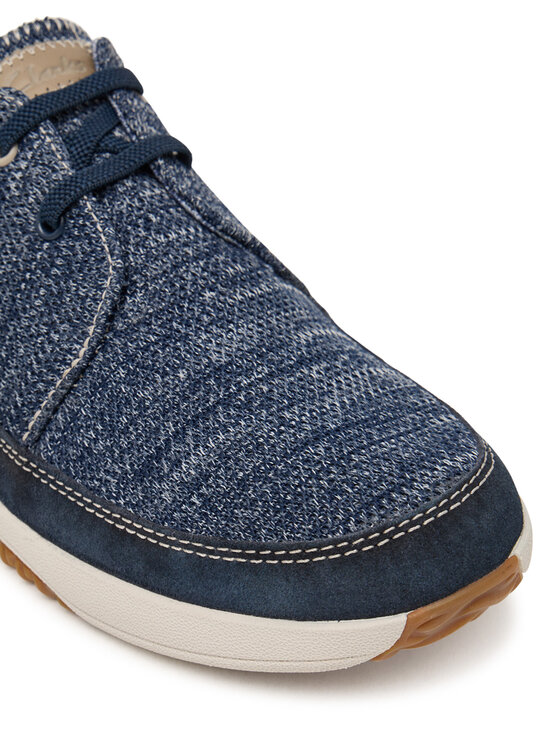 Clarks Clarks Pusbačiai Easeway Lace 26187413 Tamsiai mėlyna