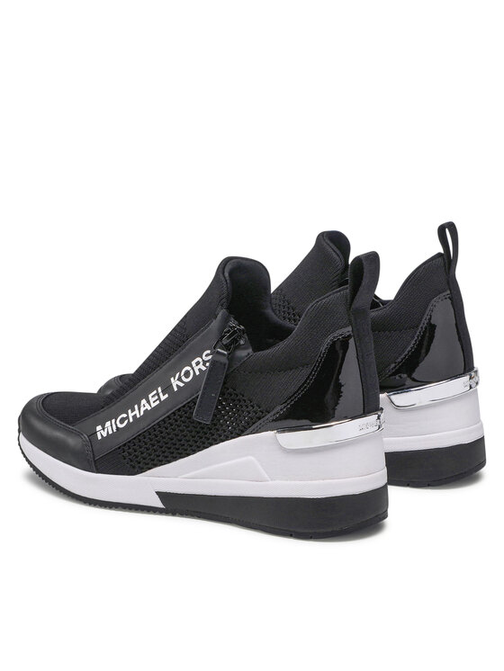 MICHAEL Michael Kors MICHAEL Michael Kors Laisvalaikio batai Willis Wedge Trainer 43S2WIFS1D Juoda