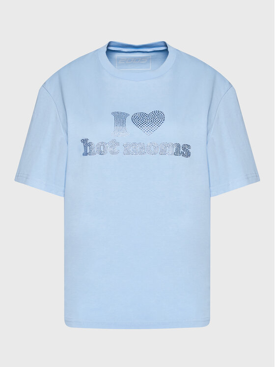 2005 2005 T-Shirt Unisex Hot Moms Světle modrá Relaxed Fit