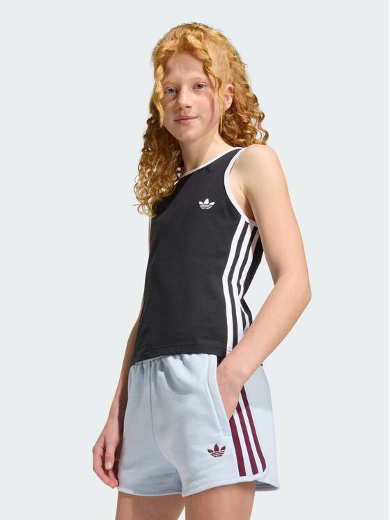 adidas adidas Szorty materiałowe 159067 Błękitny Loose Fit