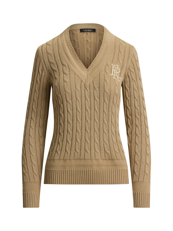 LAUREN RALPH LAUREN LAUREN RALPH LAUREN Sweter Meren 200888795013 Beżowy Regular Fit