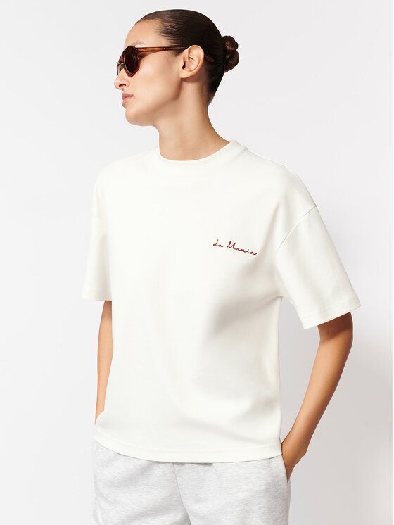 La Mania La Mania Tričko BABES Écru Basic Fit