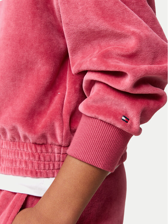 Tommy Hilfiger Tommy Hilfiger Felpa Script KG0KG08192 Rosa Regular Fit