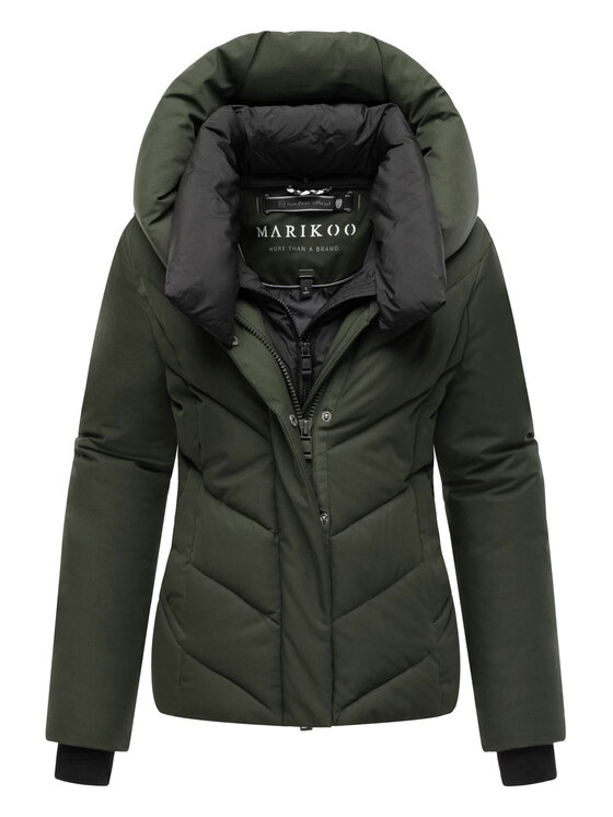 Marikoo Marikoo Kurtka zimowa Nadiraa Zielony Regular Fit