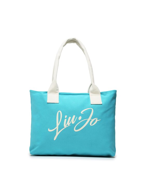 Liu Jo Ročna torba Shopping Canvas VA3163 T0300 Modra