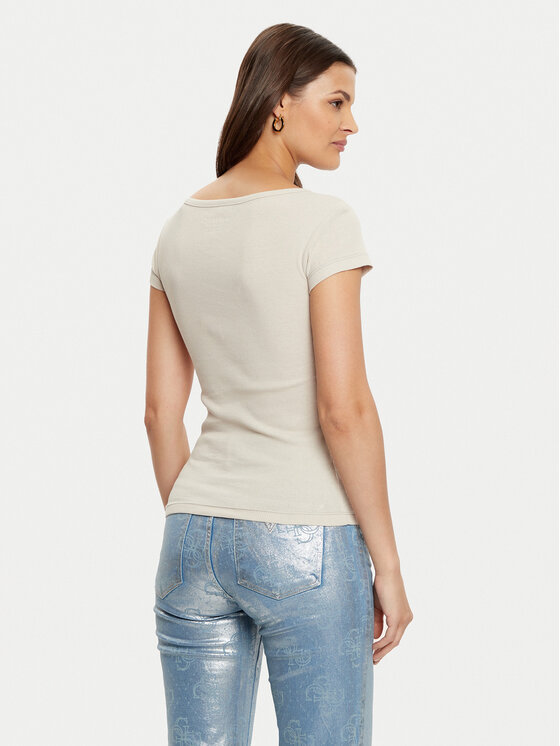 Guess Guess T-shirt W4RP47 K1814 Siva Regular Fit