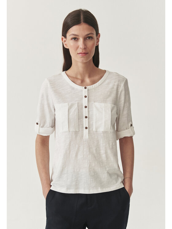 TATUUM Tatuum Bluzka ALJA Écru Loose Fit