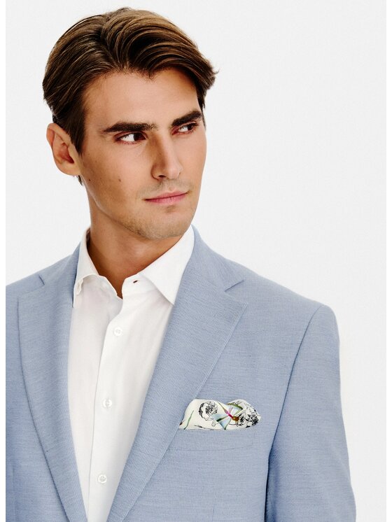 Pako Lorente Pako Lorente Marynarka P26SF-3G-035 Niebieski Slim Fit
