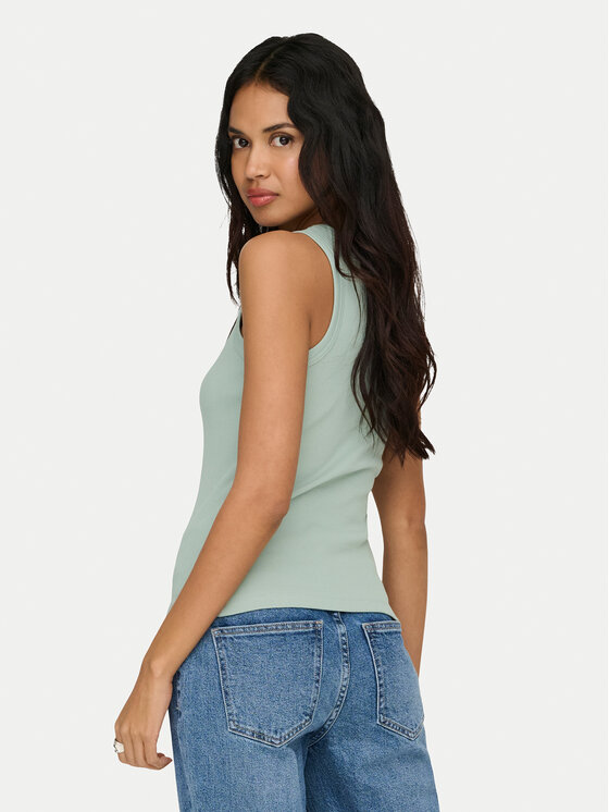 ONLY ONLY топ Val 2-Way 15371705 Зелен Slim Fit