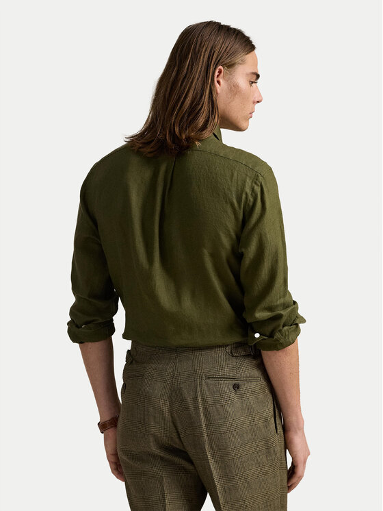 Polo Ralph Lauren Polo Ralph Lauren Cămașă 710968915006 Kaki Slim Fit