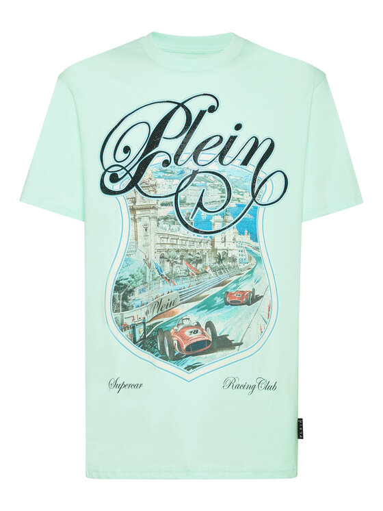 PHILIPP PLEIN PHILIPP PLEIN T-Shirt 24917 Zelená Regular Fit