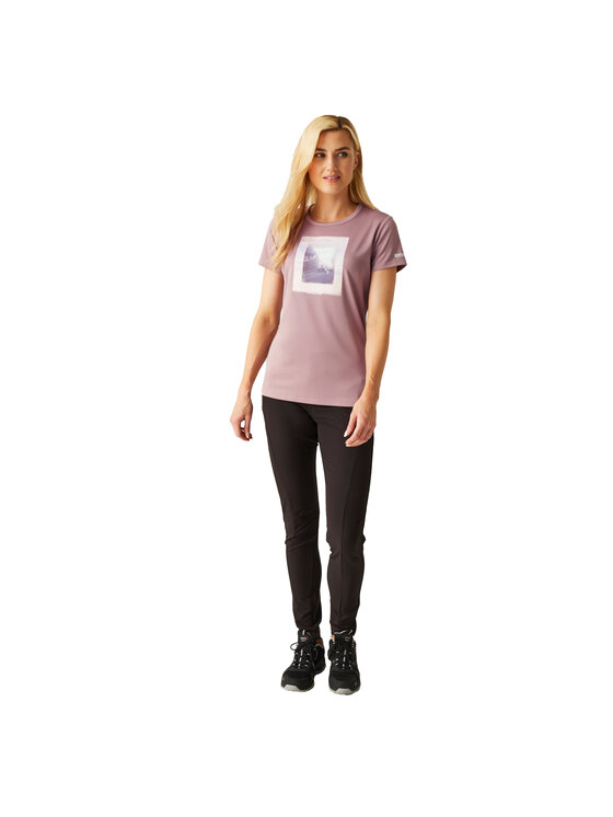 Regatta Regatta T-Shirt Fingal VIII Fioletowy Short Fit