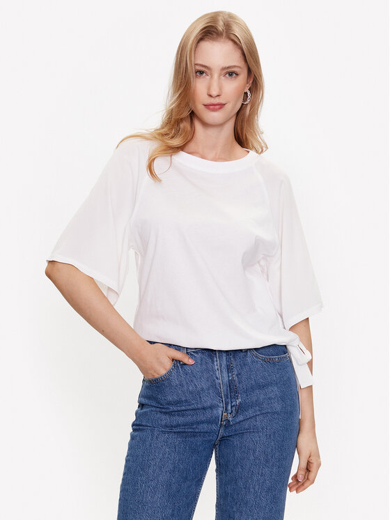 Marella Blúzka Fatuo 2339410635 Biela Regular Fit