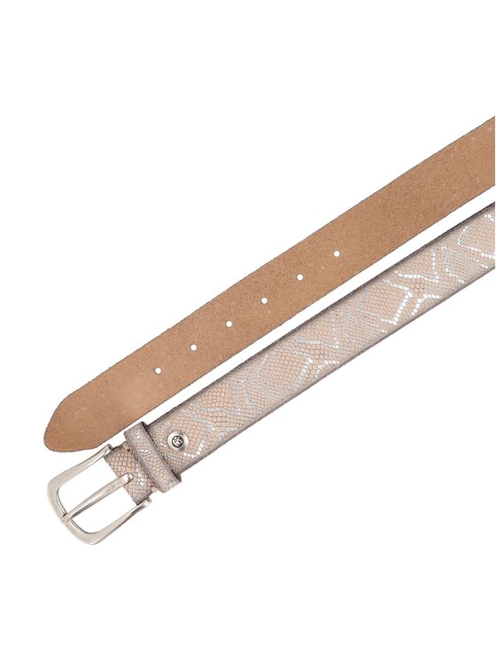 B Belt B Belt Pasek 155179 Beżowy