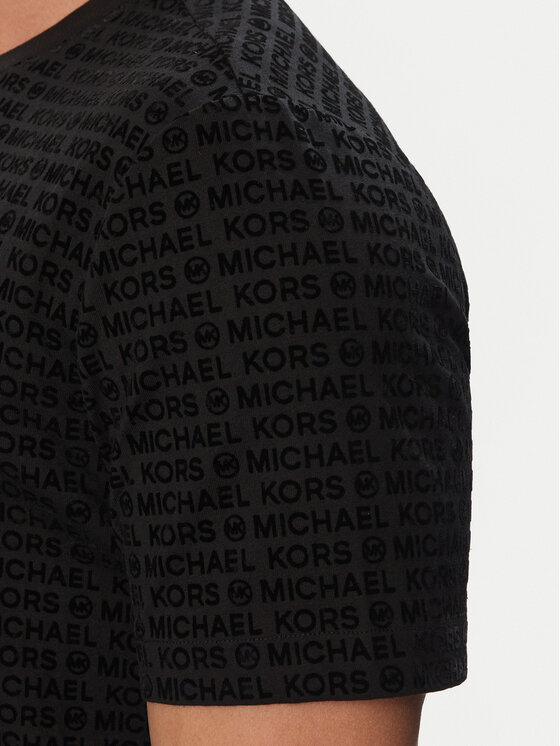 MICHAEL Michael Kors MICHAEL Michael Kors T-krekls CF6529AFV4 Melns Regular Fit