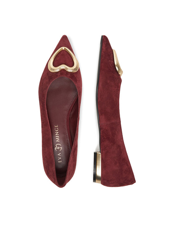 Eva Minge Eva Minge Balerinke EO-ELLA-1750-1-2 Bordo rdeča