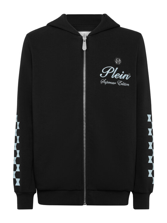 PHILIPP PLEIN PHILIPP PLEIN Bluza 24341 Czarny Athletic Fit