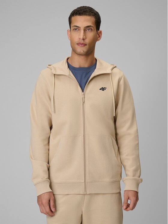 4F 4F Felpa 4FRSS26TSWSM3106-83S Marrone Regular Fit