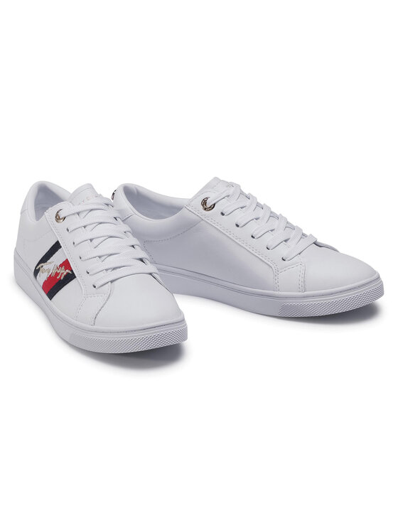 tommy hilfiger signature cupsole womens