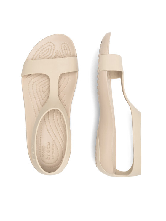 Crocs Crocs Sandály SERENA SANDAL 205469-212 Krémová
