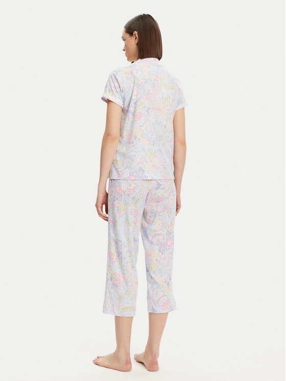LAUREN RALPH LAUREN LAUREN RALPH LAUREN Piżama ILN92421 Niebieski Regular Fit