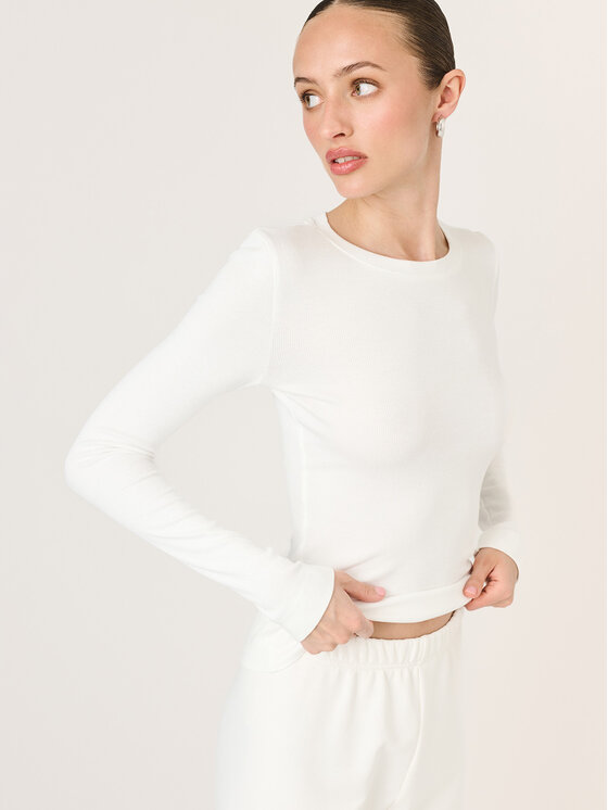 La Mania La Mania Longsleeve MARC Bianco Classic Fit
