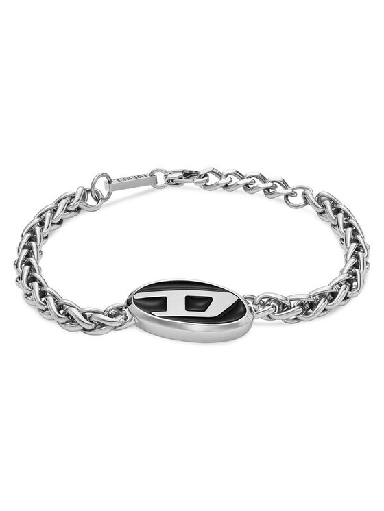 Diesel Diesel Bracciale Steel Font DX1469040 Argento