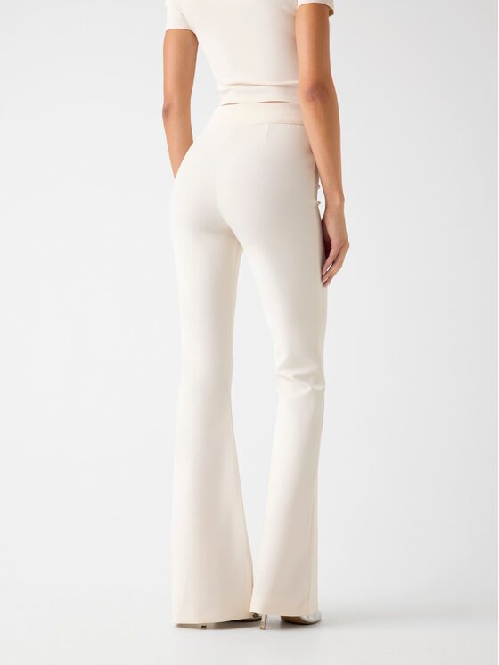 Guess Guess Hlače W4YB01 KCBO2 Bež Flare Fit