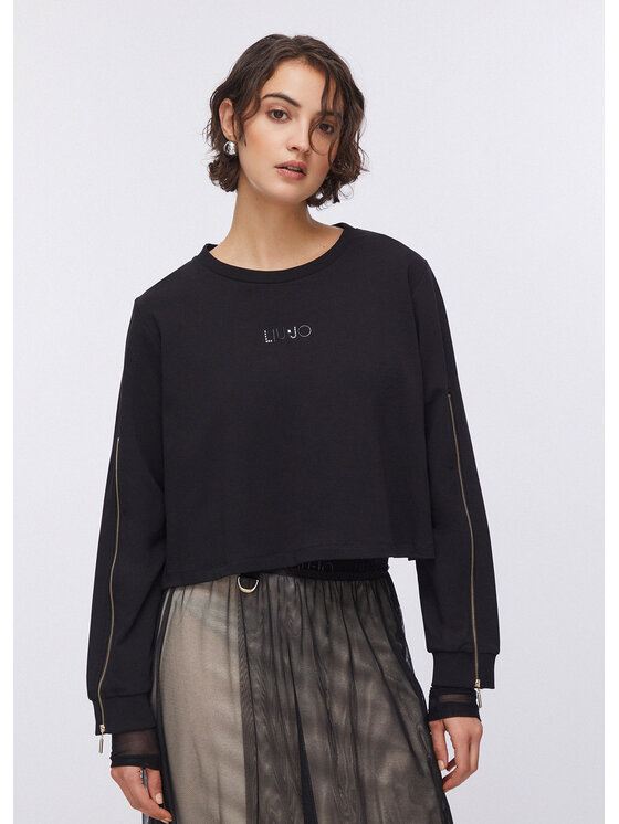 Liu Jo Liu Jo Felpa TA6092FS09022222 Nero Regular Fit