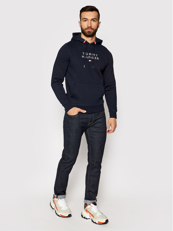 Tommy Hilfiger Tommy Hilfiger Τζιν Denton MW0MW15578 Σκούρο μπλε Straight Leg