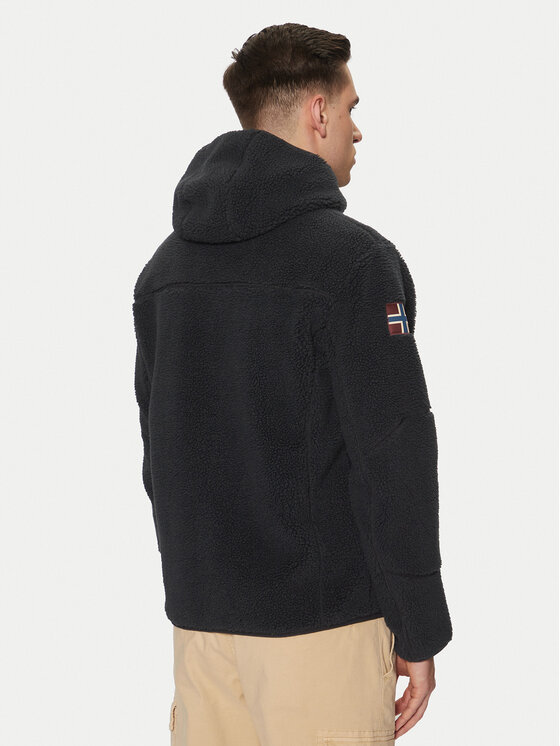 Napapijri Napapijri Fleecejacke Yupik NP0A4GNS Schwarz Regular Fit