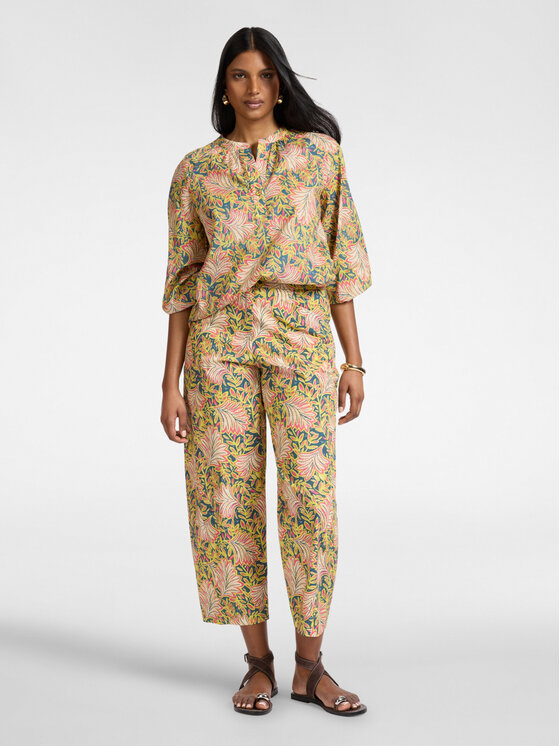 Elena Mirò Elena Mirò Pantaloni di tessuto P189P200496N001 Giallo Regular Fit