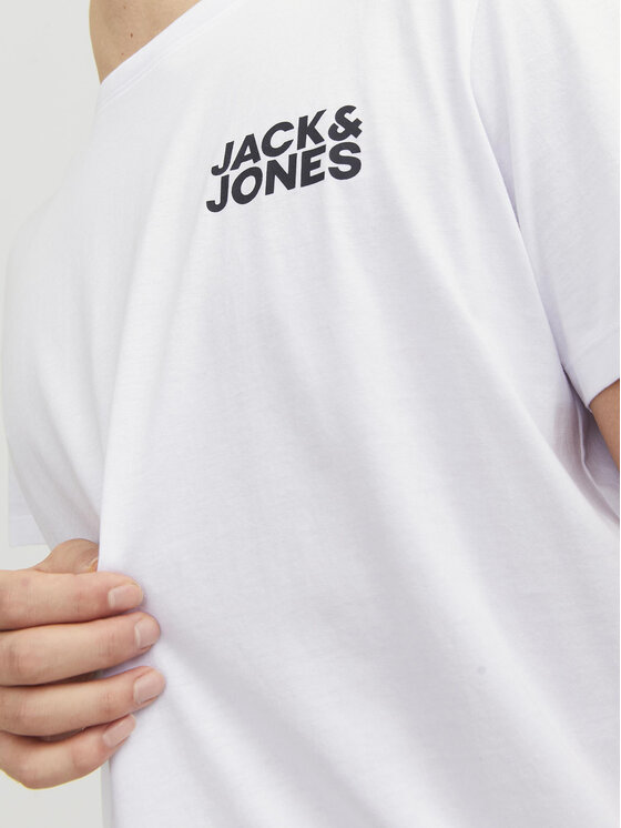 Jack & Jones Jack & Jones Tricou Corp 12151955 Alb Regular Fit