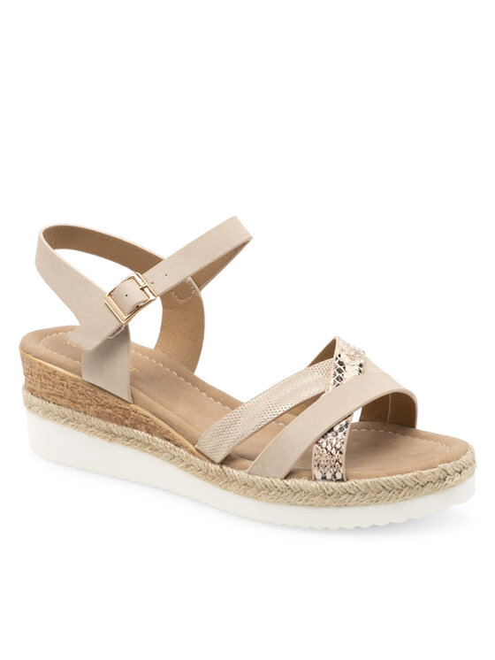 Clara Barson Clara Barson Espadryle WYL0510-04 Beżowy