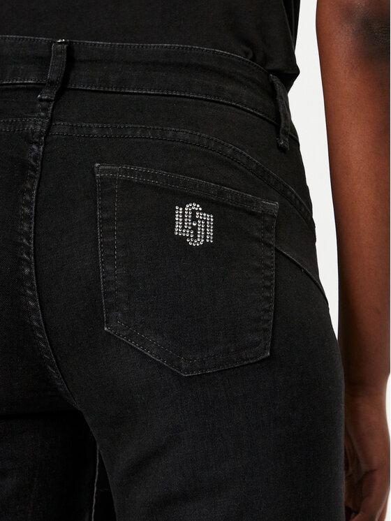 Liu Jo Liu Jo Jeans hlače UF4054 D4614 Črna Slim Fit