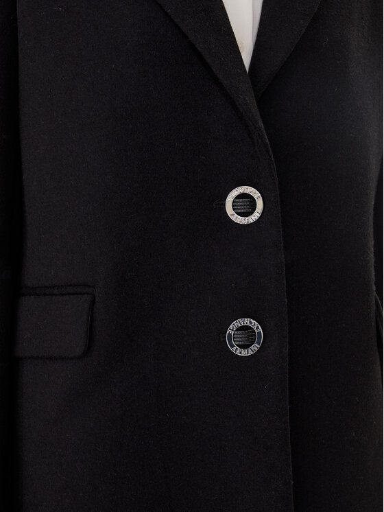 Armani Exchange Armani Exchange Cappotto di lana XW000716 AF16206 UC001 Nero Slim Fit