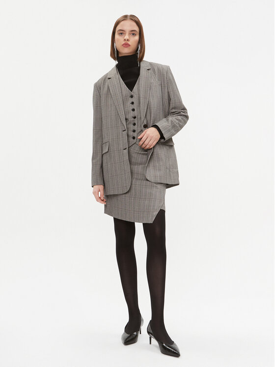 DKNY DKNY Φούστα mini P3GNTU82 Γκρι Regular Fit