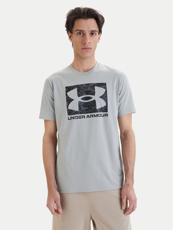 Under Armour Under Armour Marškinėliai ABC Camo Boxed 1361673 Pilka Regular Fit